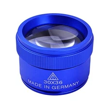 Magnifier Loop Joyero Optica Microscopio Lente De Aumento 30X36 Material De Lupa