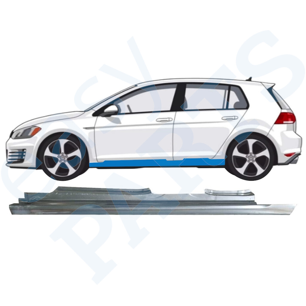 VOLKSWAGEN GOLF 7 VII 2012- 5 DOOR FULL SILL REPAIR ROCKER PANEL