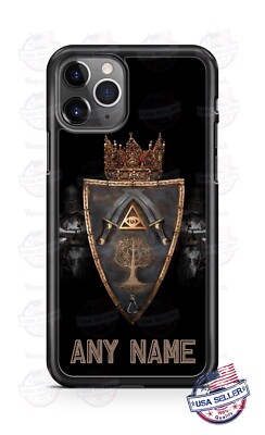 Ancient Knight Masonic King &Queen Templar Phone Case for iPhone Samsung Google
