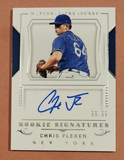 Chris Flexen 2018 National Treasures Rookie Signatures 85/99 Auto Autograph 