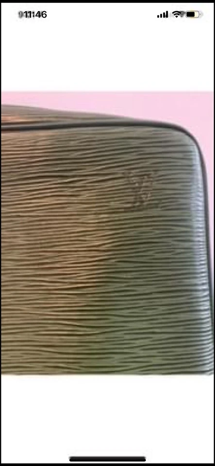 LOUIS VUITTON подлинный 15» зеленый кожаный бизнес портфель наплечная сумка для ноутбука - Изображение 3 из 4