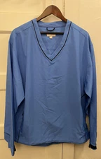 Cutter & Buck ProTec CB Windtec Blue Golf Pullover Wind Shirt Men’s Size Medium
