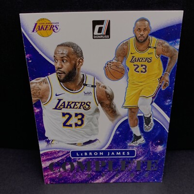 2021 Panini Donruss Lebron James Complete Players Insert #1 Lakers