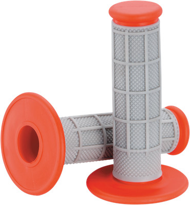 1MG0715-ERM QUALIFIER HALF WAFFLE GRIPS GRAY/RED KAWASAKI KX 85 II 19/16 2008