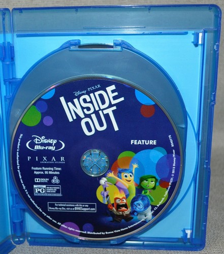 Disney Pixar Inside Out Ultimate Collectors Edition ~ Blu-Ray DVD - Foto 2 di 4