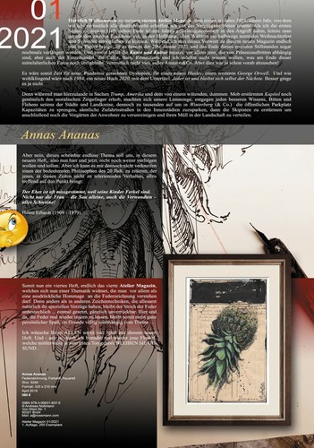 Andreas Noßmann - Atelier Magazin No. 4 (handsigniert) - Bild 2 von 2