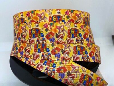 NEW 5yards The Amazing Digital Circus 1'' wide Grosgrain Ribbon