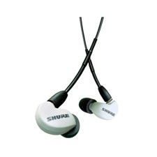Shure SE215 Professional In Ear Monitoring Wired Headphones Earbuds White