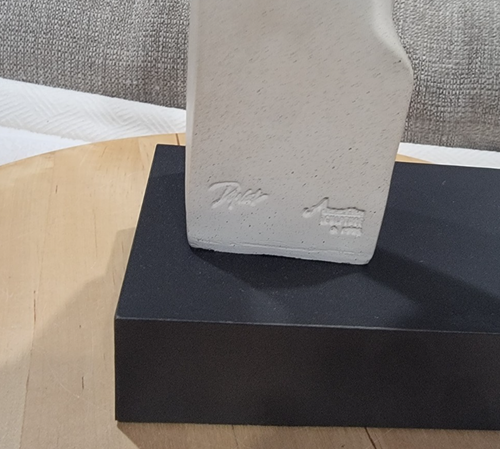 Vintage 90er SURRENDER 15" ABSTRAKTE KUNST KUSS ALEXSANDER DANEL AUSTIN SKULPTUR - Bild 2 von 14