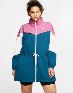 nike windbreaker pink and blue
