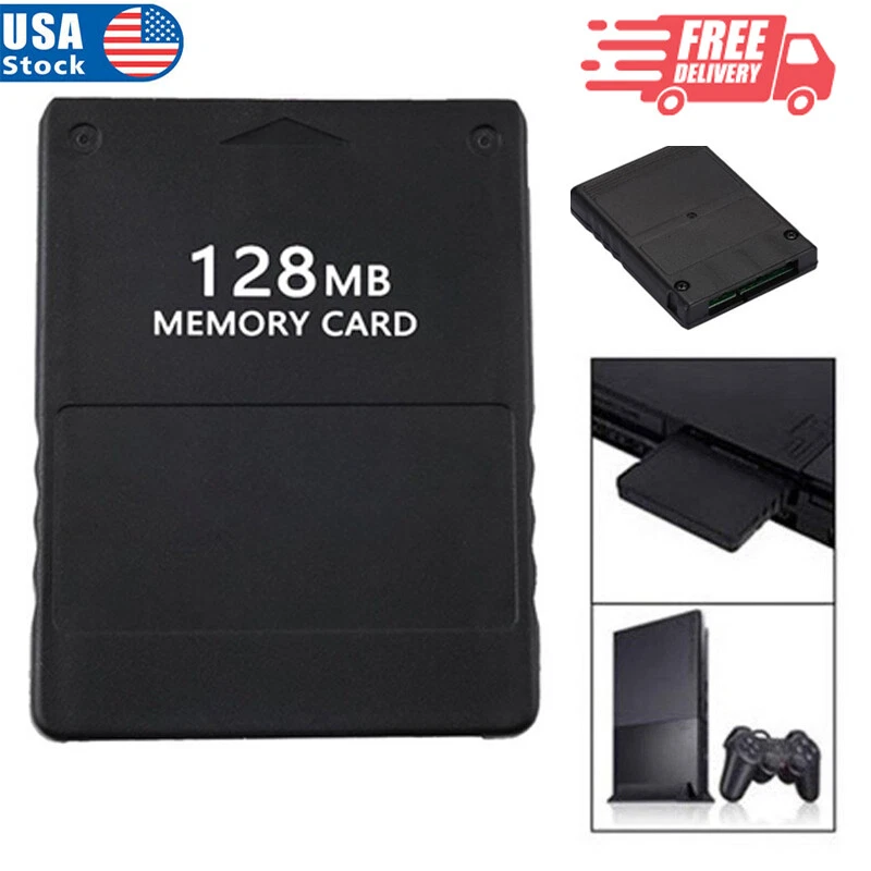 128MB Memory Card Game Memory Card for Sony PlayStation 2 PS2