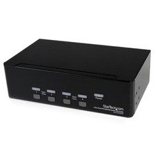 StarTech.com Dual DVI USB 4-Port KVM Switch m...
