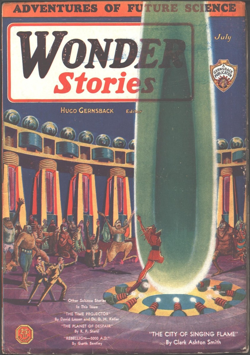 珍品 1931 PULP MAGAZINE: 'WONDER STORIES' 珍品 1931 PULP MAGAZINE: 'WONDER STORIES' Wonder Stories