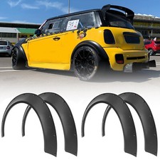 For Mini Cooper S R53 R56 R58 4X Fender Flares Extra Wide Body Kit Wheel Arches