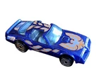 Vintage Hot Wheels Pontiac Hot Bird 1977 blue , orange w/ gray Pattern. RARE!