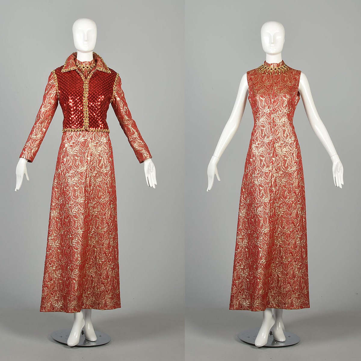 brocade holiday dress Roses are Red Brocade Dress main image 0