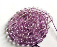 Amethyst Plain Round 3-4 mm Natural Loose Gemstone Beads 13"inch 1 Strand