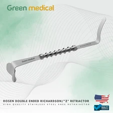 Rosen Double Ended Richardson Z Retractor Surgical ENT Ortho Instrument