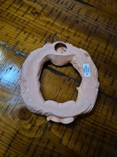 Clay Pottery Nativity Wreath Ornament Horse Of A Another Color Vintage Arnel - Picture 9 of 9