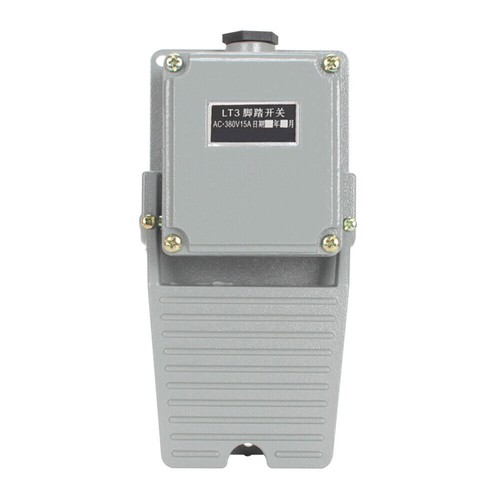 Interruptor de pedal arrancador de pie pulsador de pie interruptor de pedal 220V/380V 15A - Imagen 2 de 15
