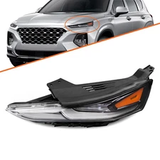 For 2019 2020 Hyundai Santa Fe Left Driver Side  LED DRL Headlight OEM 19 20