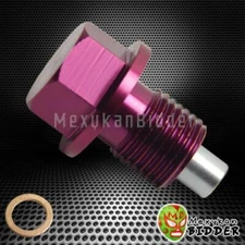 Purple M12 X 1.25mm Universal Magnetic oil drain plug Toyota / Infinity / Scion 