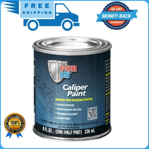 Red Caliper Paint 8 fl oz Heat-Resistant Coating Smooth Coverage Durable Finish
