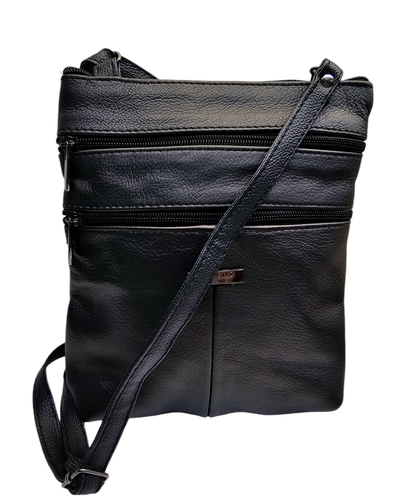 Ladies Genuine Soft Real Leather Crossover Body Bag Shoulder Bag Purse Handbag - Picture 30 of 133