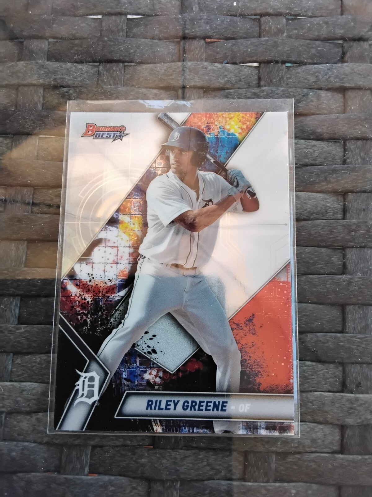 2019 Bowman's Best TP-7 Riley Greene Top Prospects Detroit Tigers