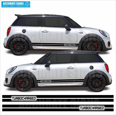 Stickers for Mini Cooper side Stripes Decals Vinyl Graphics R56 F56 | eBay