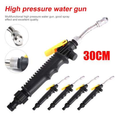 #ad #ad 4X Garden Spray Water Sprinkling Gun Hose Nozzle Adjustable Car Wash Washer 30CM $20.70