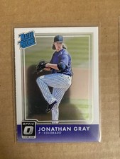 2016 Donruss Optic Baseball #48 Jonathan Gray RATED ROOKIE Rockies