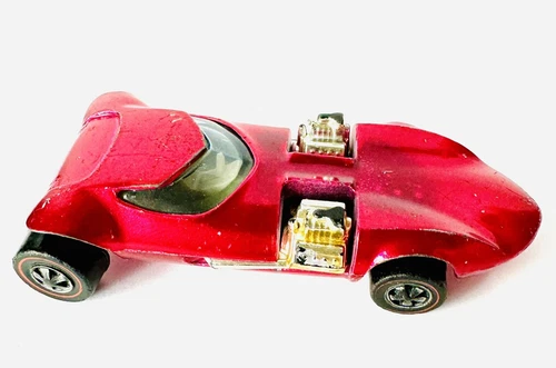 Hot Wheels Redline 1969 Twin Mill US Shiny Rose Original Casting