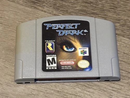 Perfect Dark Nintendo 64 N64 Cleaned & Tested Authentic