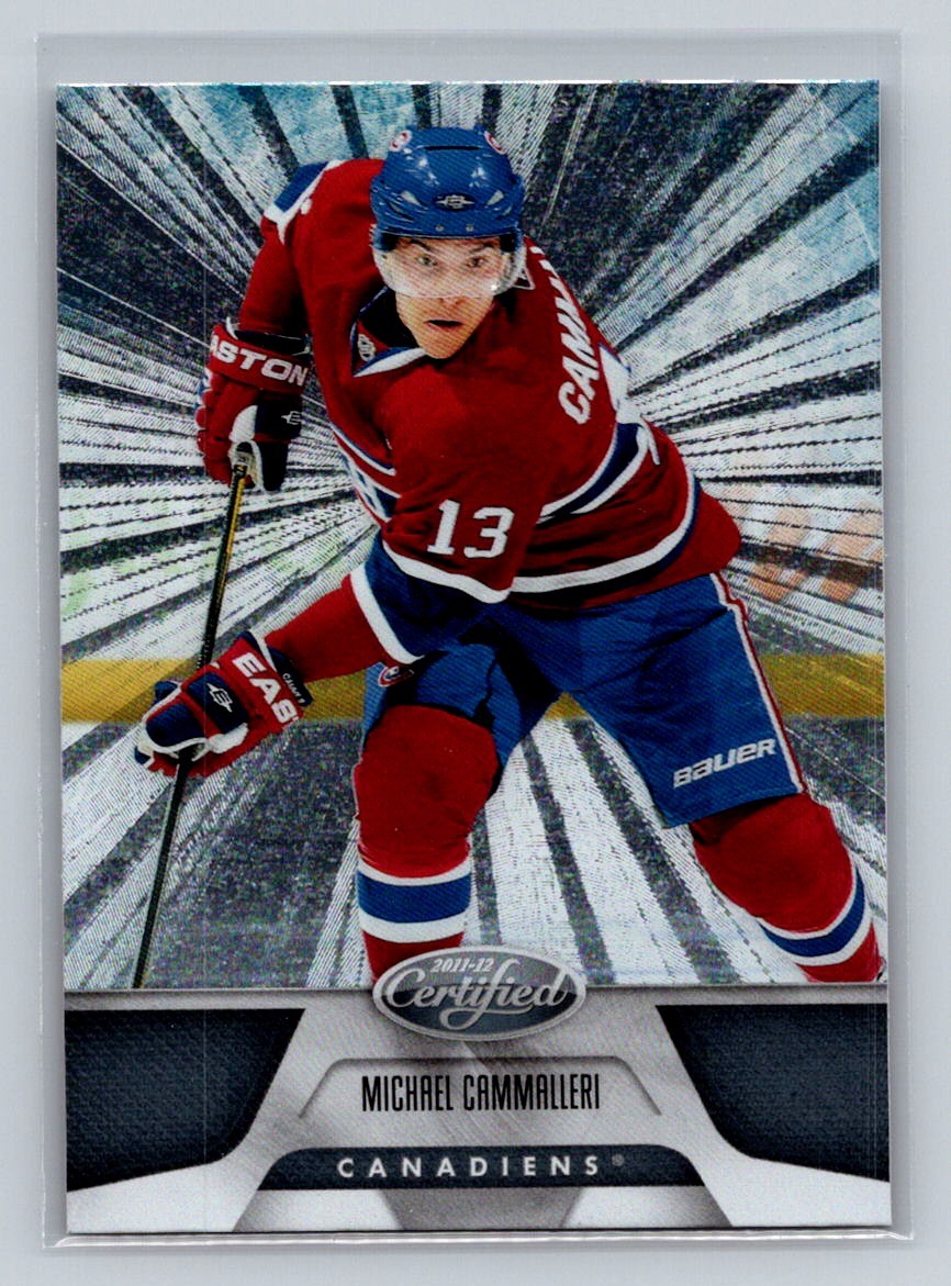 2011-12 Panini Certified #16 Mike Cammalleri Montreal Canadiens Totally Silver