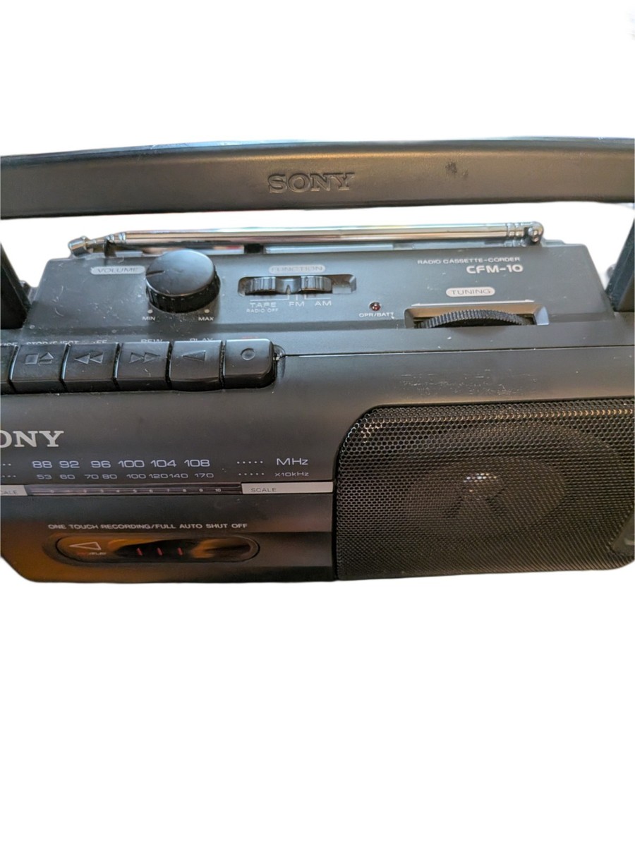 Sony CFM-10 Radio/Cassette Boombox for sale online | eBay