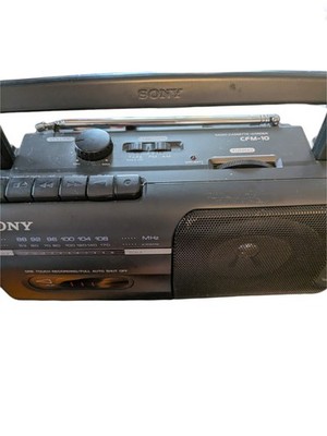 Sony CFM-10 Radio/Cassette Boombox for sale online | eBay