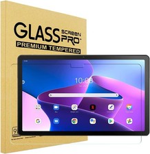 2 Pack Tempered Glass Screen Protector for Lenovo Tab M10 Plus 9H Hardness