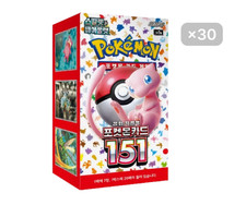 Pokemon TCG Scarlet Violet 151 Booster Box Case 30 Boxes Sealed Korean Ver.