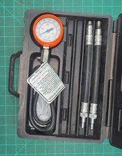 Snap On Tools Compression Gauge Tester Set Mt308l Clean Set W Case Pb128