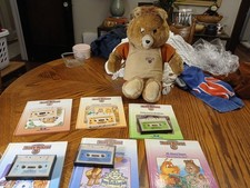 The World of Teddy Ruxpin Lot Of 6 1985 Worlds of Wonder Bear Working Audio