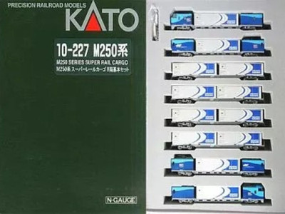KATO 10-227 M250 Super Rail Cargo 8-Car Basic Set N Gauge Japan Model Train JPN 