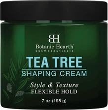Hair Styling Cream Tea Tree Shaping Matte Texture Strong Hold 7oz Men Women