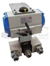 SCHUCKER 80529.000004 ROTARY VALVE ACTUATOR 6-8BAR W/ 80679.000021 PLATE