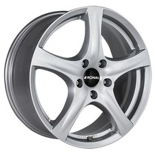1x RONAL RONAL R42 kristallsilber 7.0Jx17 4x100 ET35