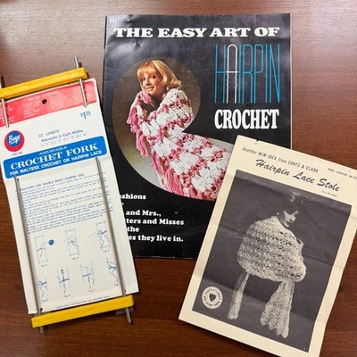 Easy Art of Hairpin Crochet Fashions Clothing and Home Decor Crochet Pattern