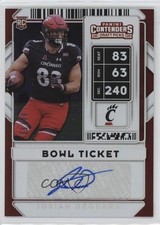 2020 Contenders Draft Picks College Bowl Ticket 86/99 Josiah Deguara Auto 2y0