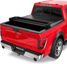 MOSTPLUS Quad Fold Tonneau Cover 2015-2025 Ford F150 5.5 FT Bed Cover