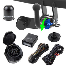 AHK Anhängerkupplung abnehmbar +E-Satz 13p für Fiat Bravo 2 II 07-15 5-Tür Kpl.