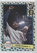 2016 Panini Donruss 1982 Design Holometric 237/299 Alcides Escobar #D82-37 0f8